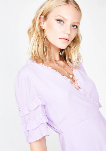 Smell The Roses Wrap Dress