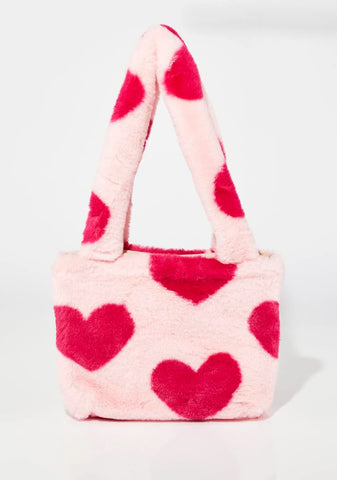 Nervous Around U Heart Tote