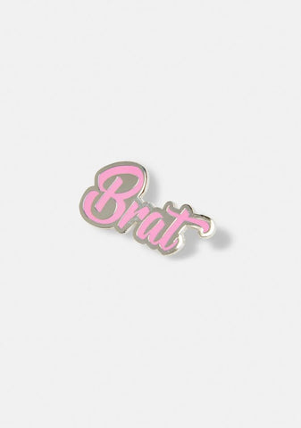 Brat Enamel Pin