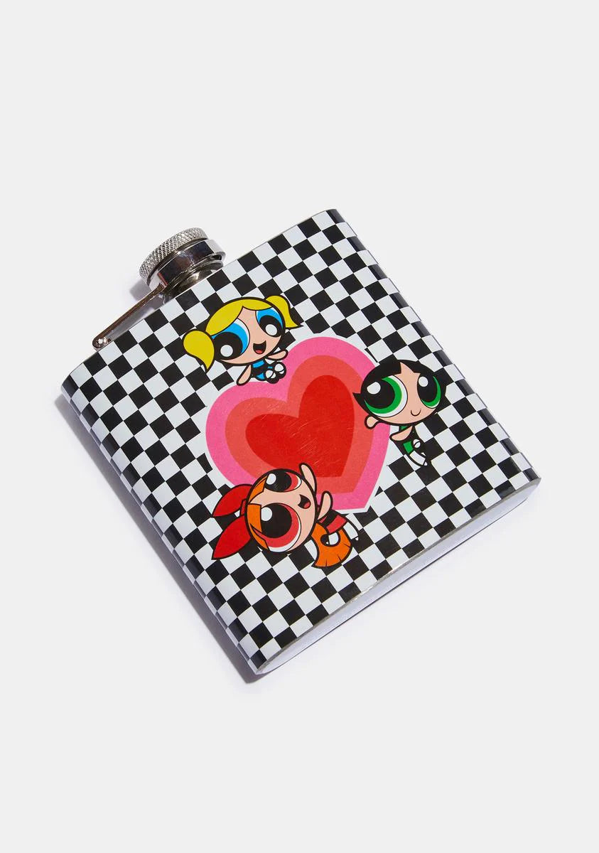 Better Together Checkered Flask
