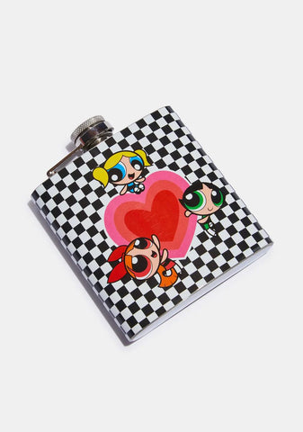 Better Together Checkered Flask