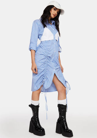 Feeling Risky Shirt Dress