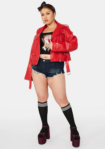 Plus Born Sinner Moto Jacket