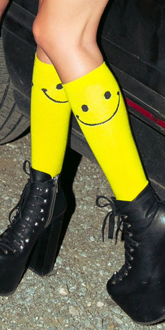 U Make Me Happy Knee Socks