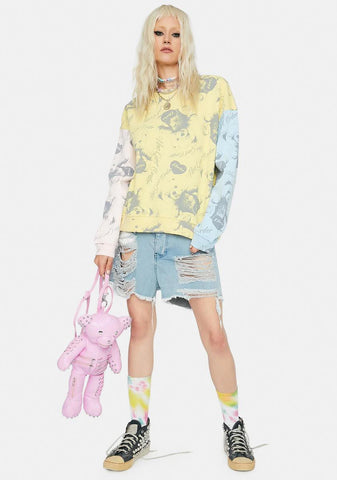 Bear Panel Sweatshirt