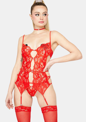 Fire Night Of Your Life Lingerie Set