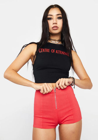 Spicy Hot Girl Ishhh High Waist Shorts