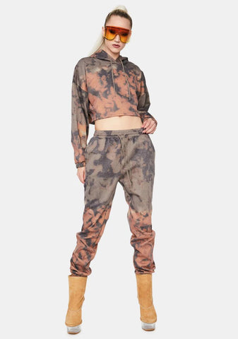Switch Things Up Tie Dye Jogger Set