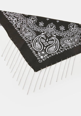 Black Knox Chained Bandana