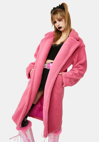 Far Out Here Faux Fur Jacket