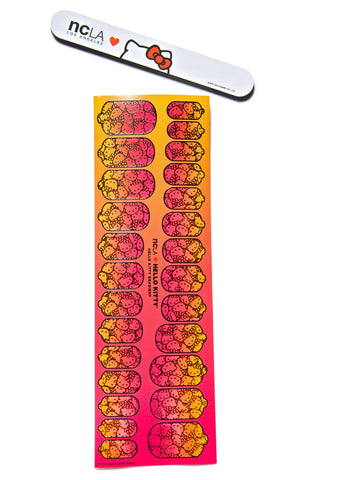 Hello Kitty Gradient Nail Wraps