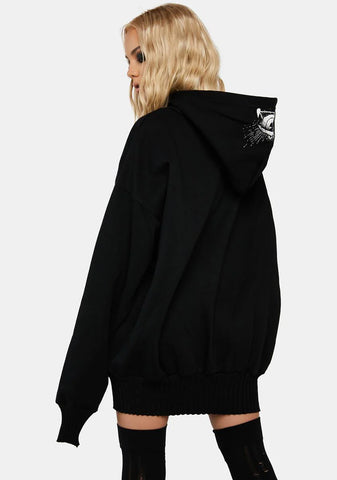All Seeing Spirit Oversized Pullover Hoodie
