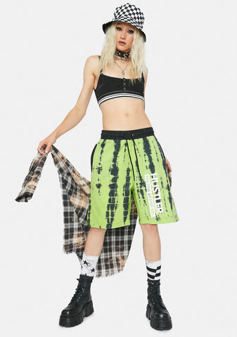 x Hustler Tie Dye Sway Shorts