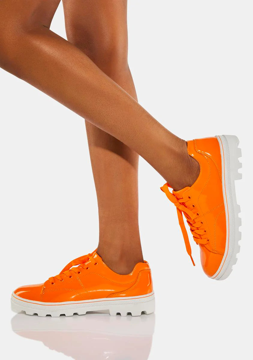 Orange Roadies 90s Bby Sneakers