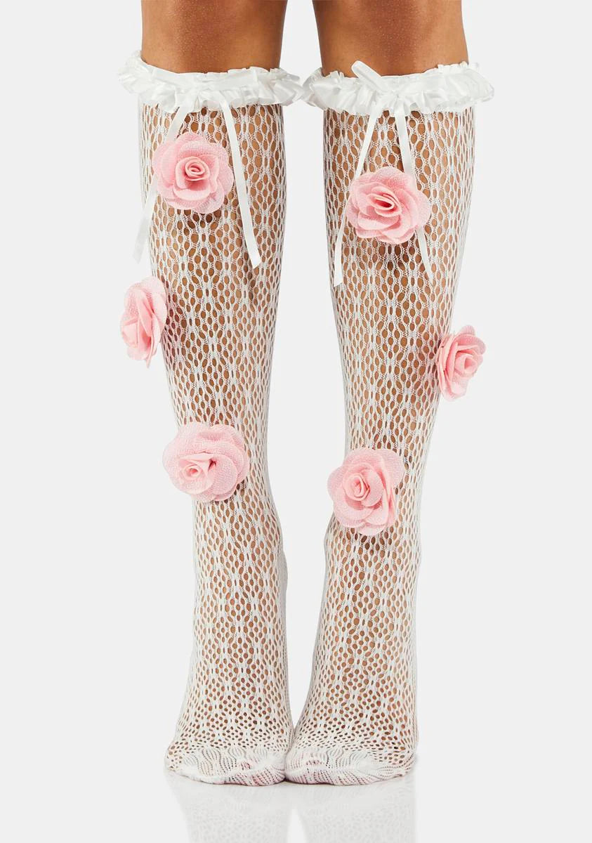 Vanilla True Romance Knee High Socks