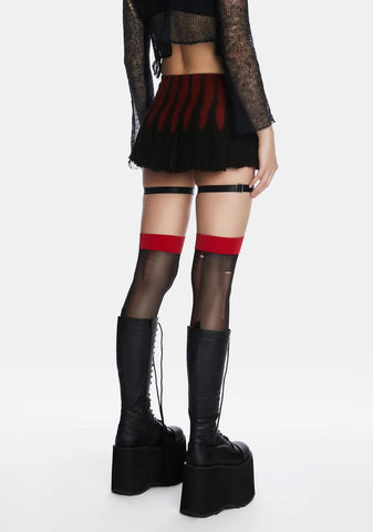 Anarchy Over Anything Low-Rise Skirt