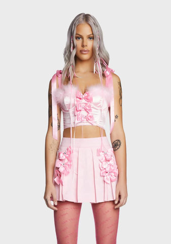 Artistic Dazzle Bustier Top