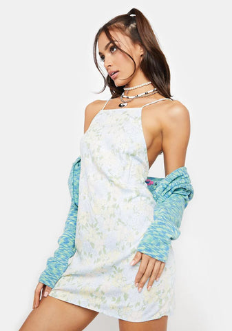 Wash Out Pastel Floral Zhisen Dress