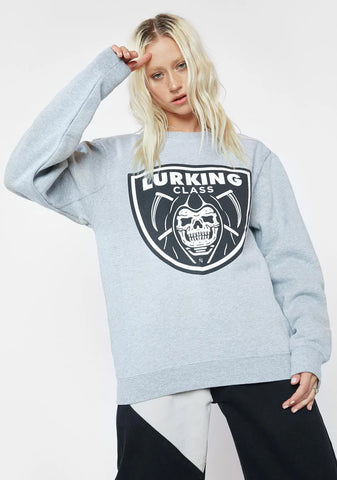 Shield Graphic Crewneck Sweatshirt