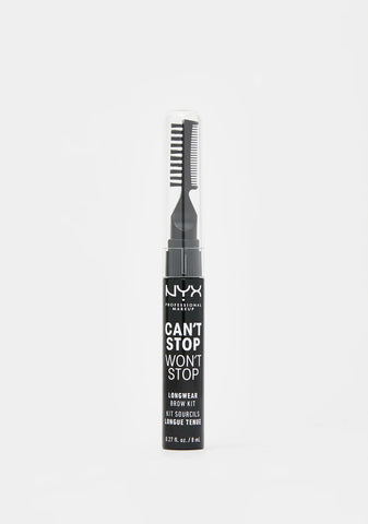 Black Can't Stop Won't Stop Longwear Brow Kit