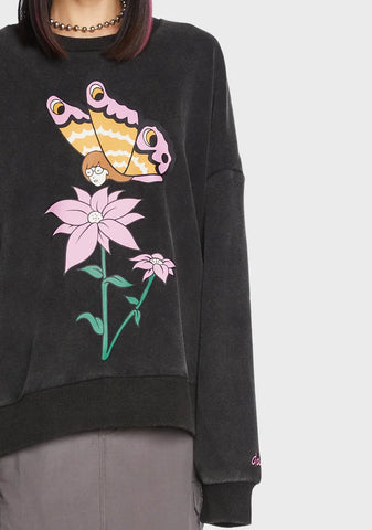 Embrace The Nightmare Oversized Sweatshirt