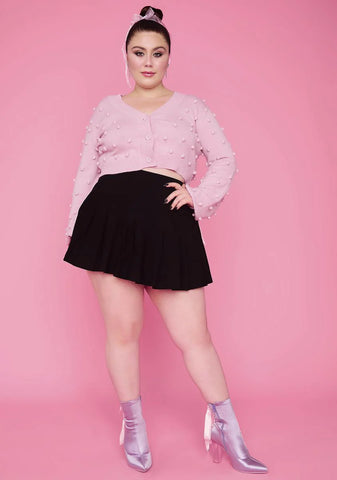 Bb Dance With Me Pom Pom Cardigan