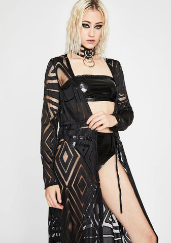 Dark Phoenix Empire Sheer Robe