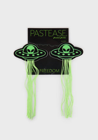 Tassel UFO Alien Glow In The Dark Pasties