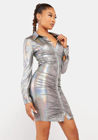 Chrome Magic Class Holographic Dress