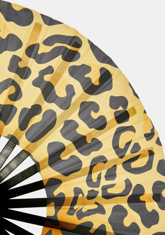 Leopard Print Fan