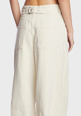 Logan Cinch Back Boyfriend Jeans