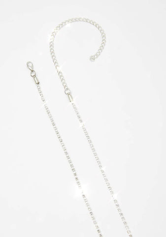 Right By Your Side Rhinestone Choker