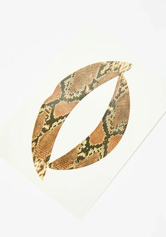 The Snake Lip Applique