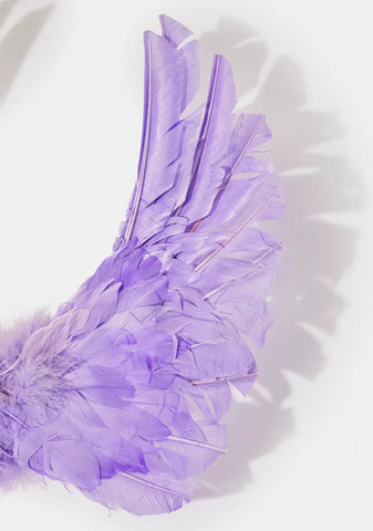 Lavender Angel Wings