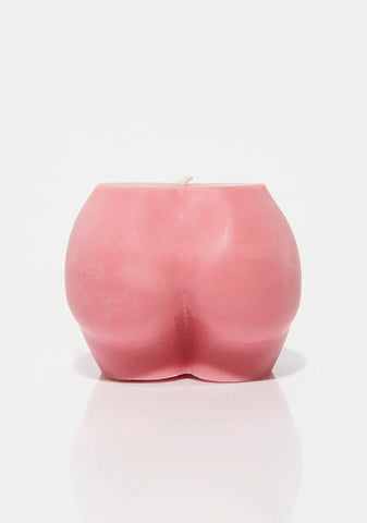 Large Baby Pink Derriere Candle