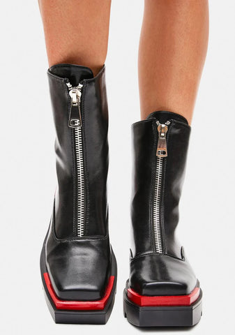 Turbo Platform Ankle Boots