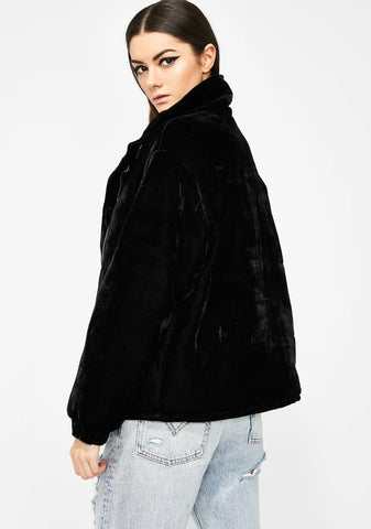 Onyx Raise The Stakes Velvet Jacket
