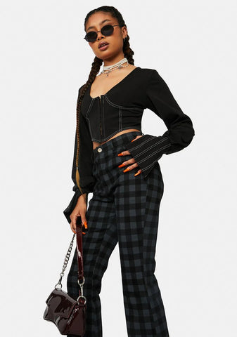 Dark Knight Corset Top