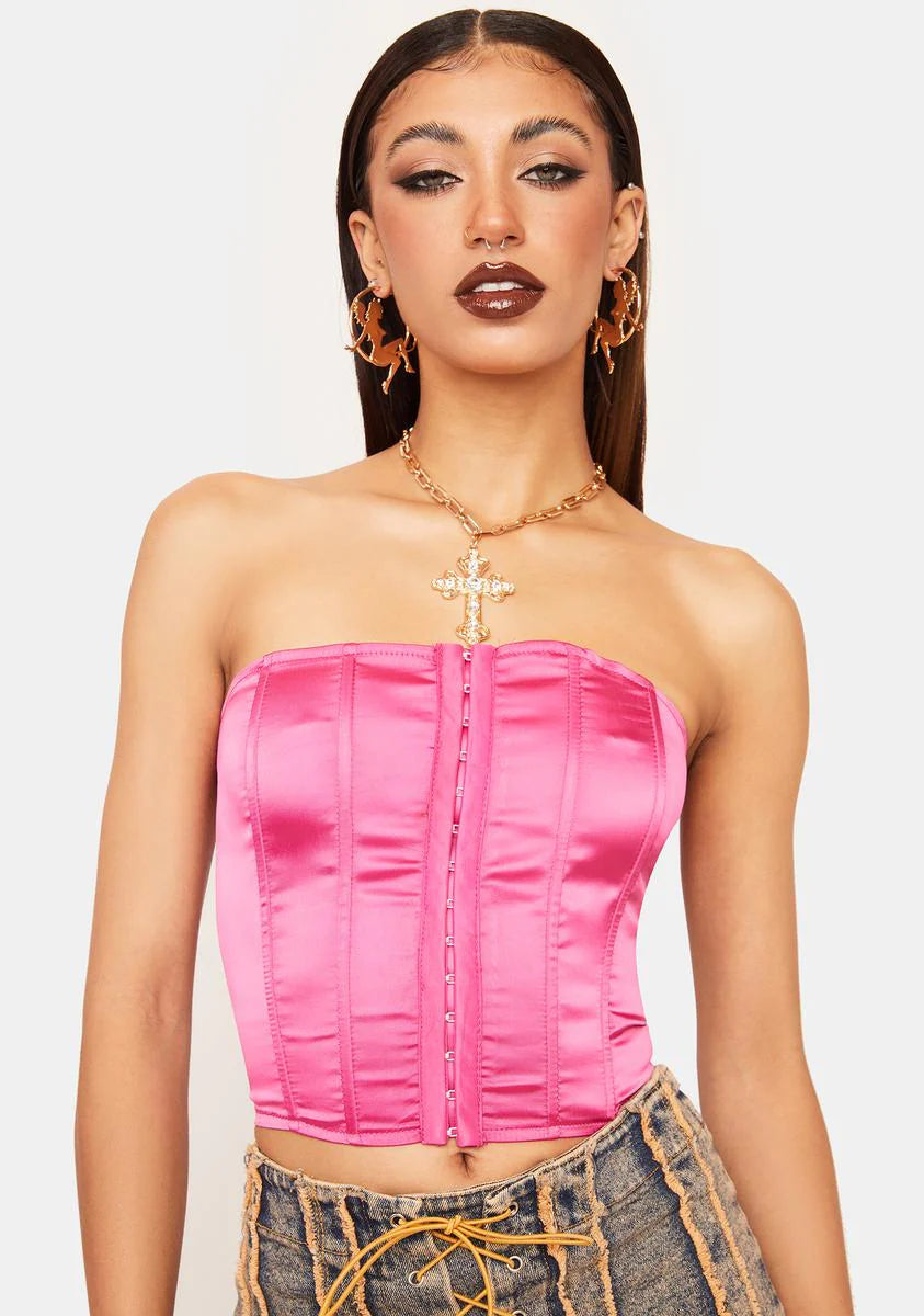 Darling Right On Time Corset Top