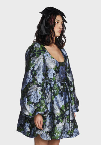 Natalia Jacquard Mini Dress