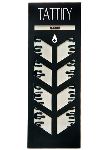 Black Blood Nail Wraps