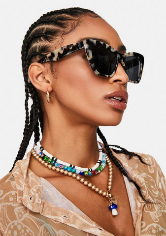 Olive Snow Tortoiseshell Sunglasses