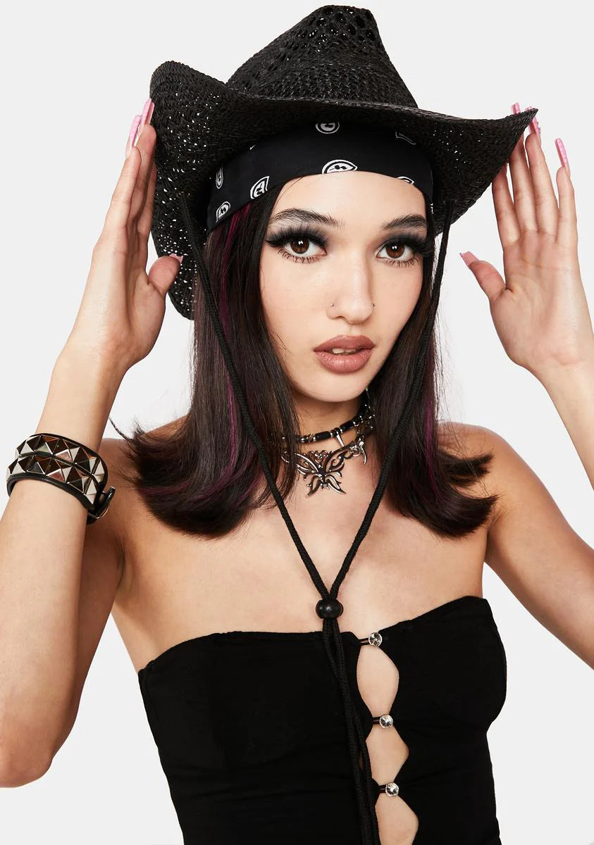 Western Vibes Straw Cowboy Hat