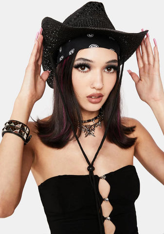 Western Vibes Straw Cowboy Hat