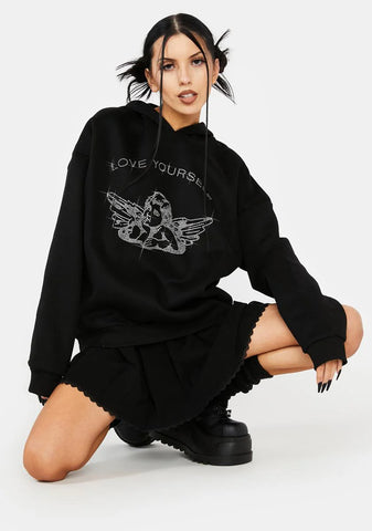 Angie Rhinestone Hoodie