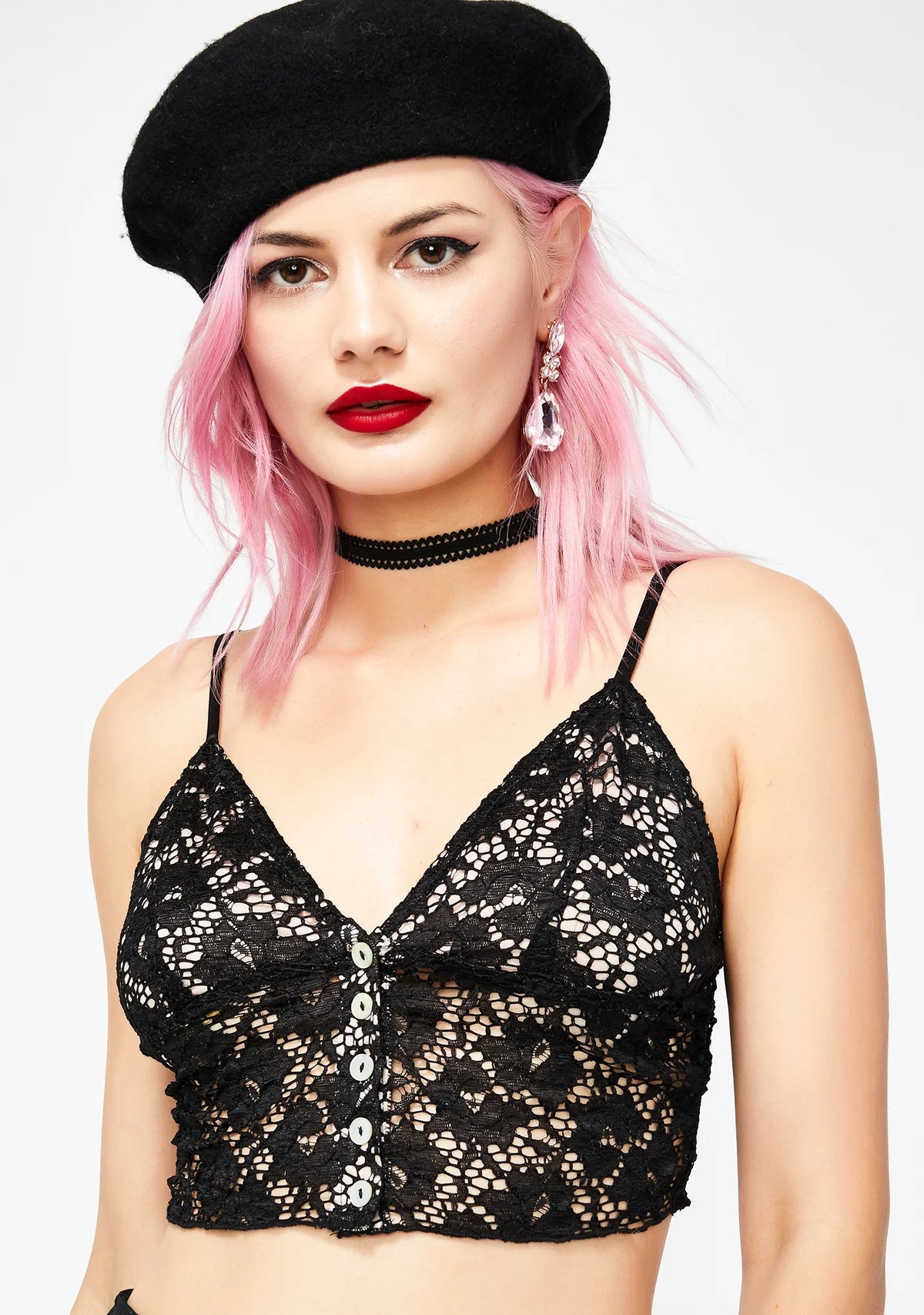 Luna Sweetly Serene Crochet Tank