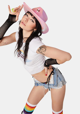 Wild Heart Holographic Cowboy Hat