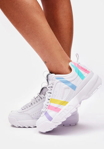 Cotton Candy Disruptor II Stripe Sneakers