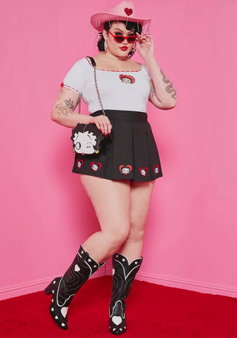 Plus A Little Ditty Ribbon Trim Tee