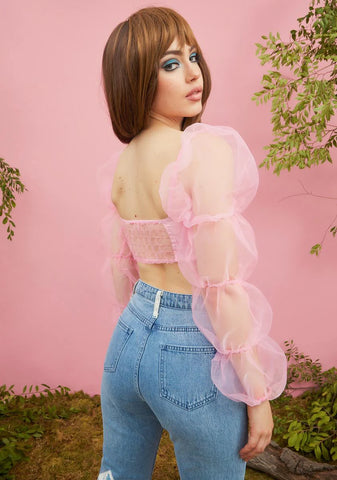 Stolen Kiss Organza Corset Top